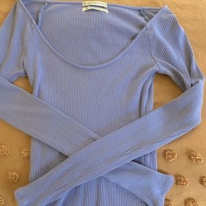 URBAN OUTFITTERS ribbed long sleeve top